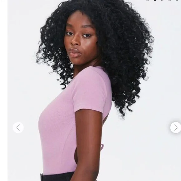 NWT forever 21 open Back Bodysuit - Picture 5 of 8